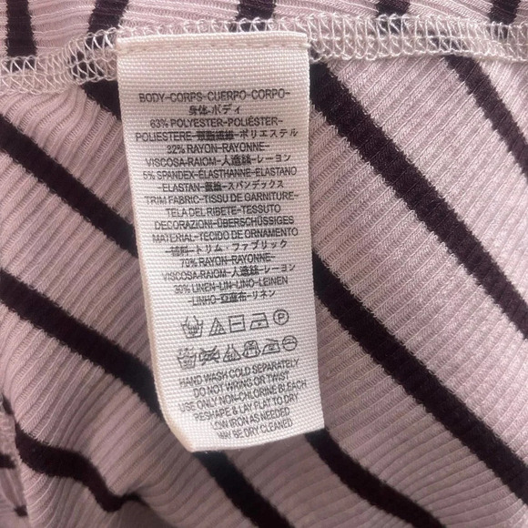 Free‎ People We the Free Tangerine Stripe Tee Sand - Picture 11 of 11